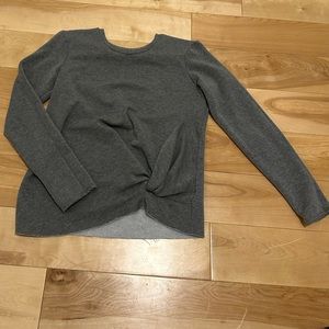 Fleece lined sweater